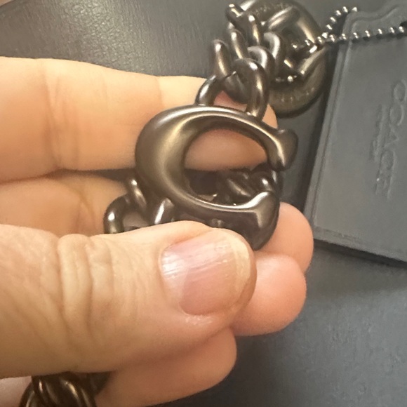 Coach Metallic Chain Bracelet - Picture 10 of 12